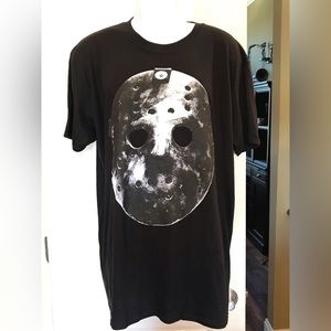 Friday the 13th Jason’s mask short sleeve T-shirt. NWOT Size XL   UNISEX